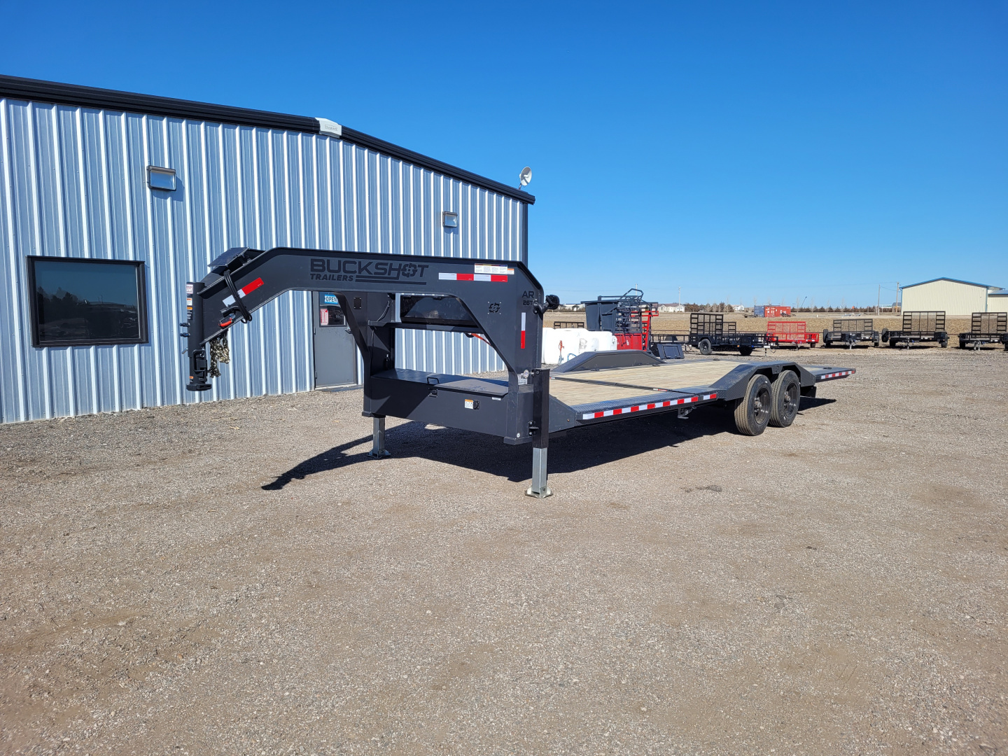 New 2026 Buckshot 102" x 26' Gooseneck Tilt Trailer W/8K Axles