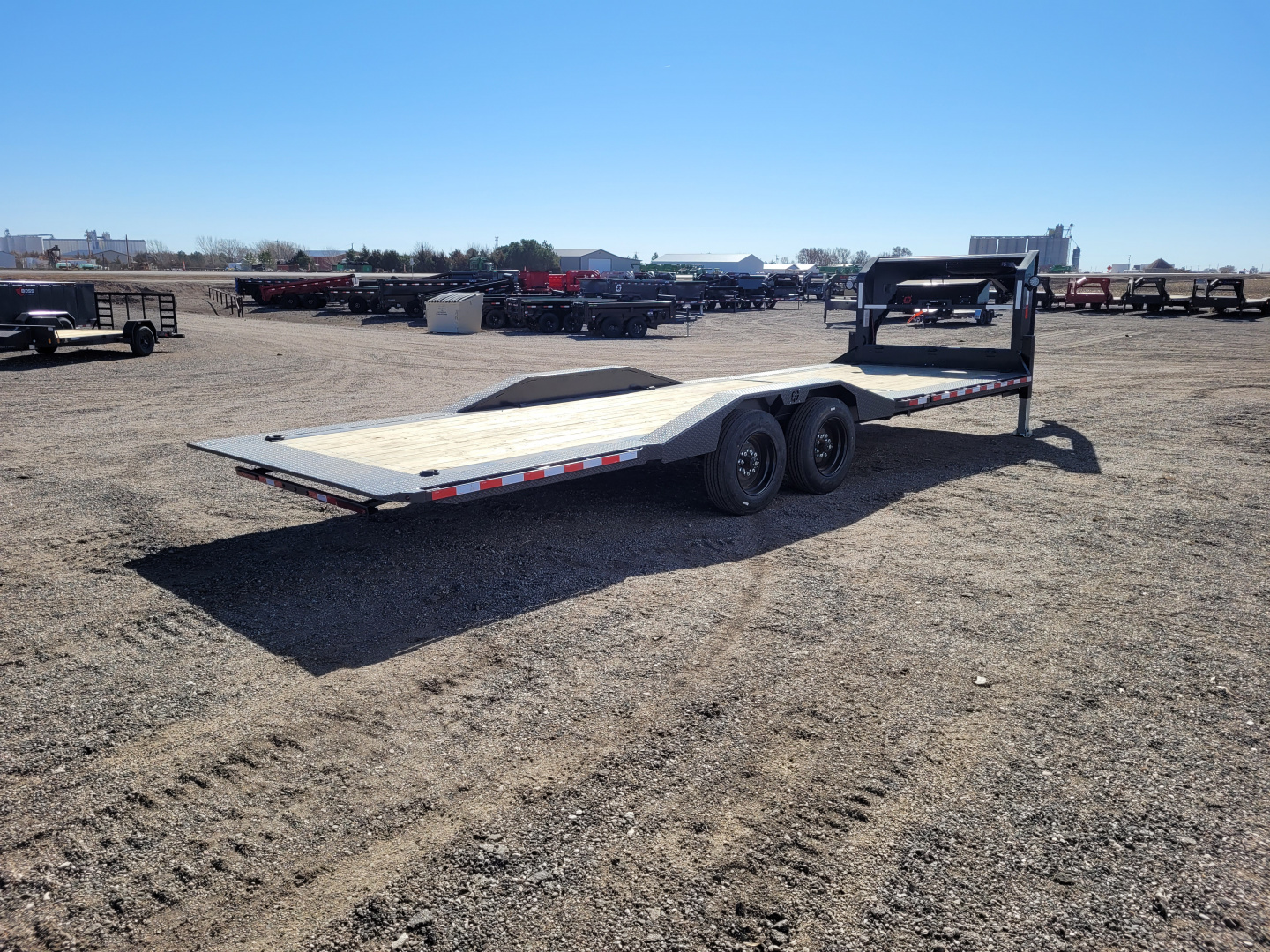 New 2026 Buckshot 102" x 26' Gooseneck Tilt Trailer W/8K Axles
