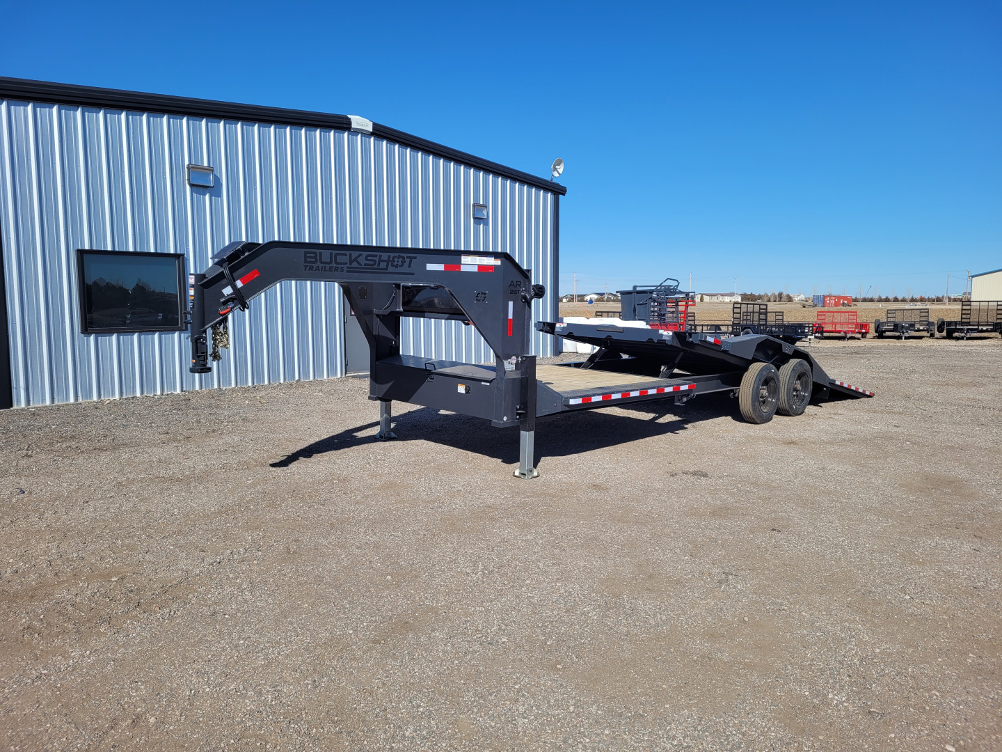 New 2026 Buckshot 102" x 26' Gooseneck Tilt Trailer W/8K Axles