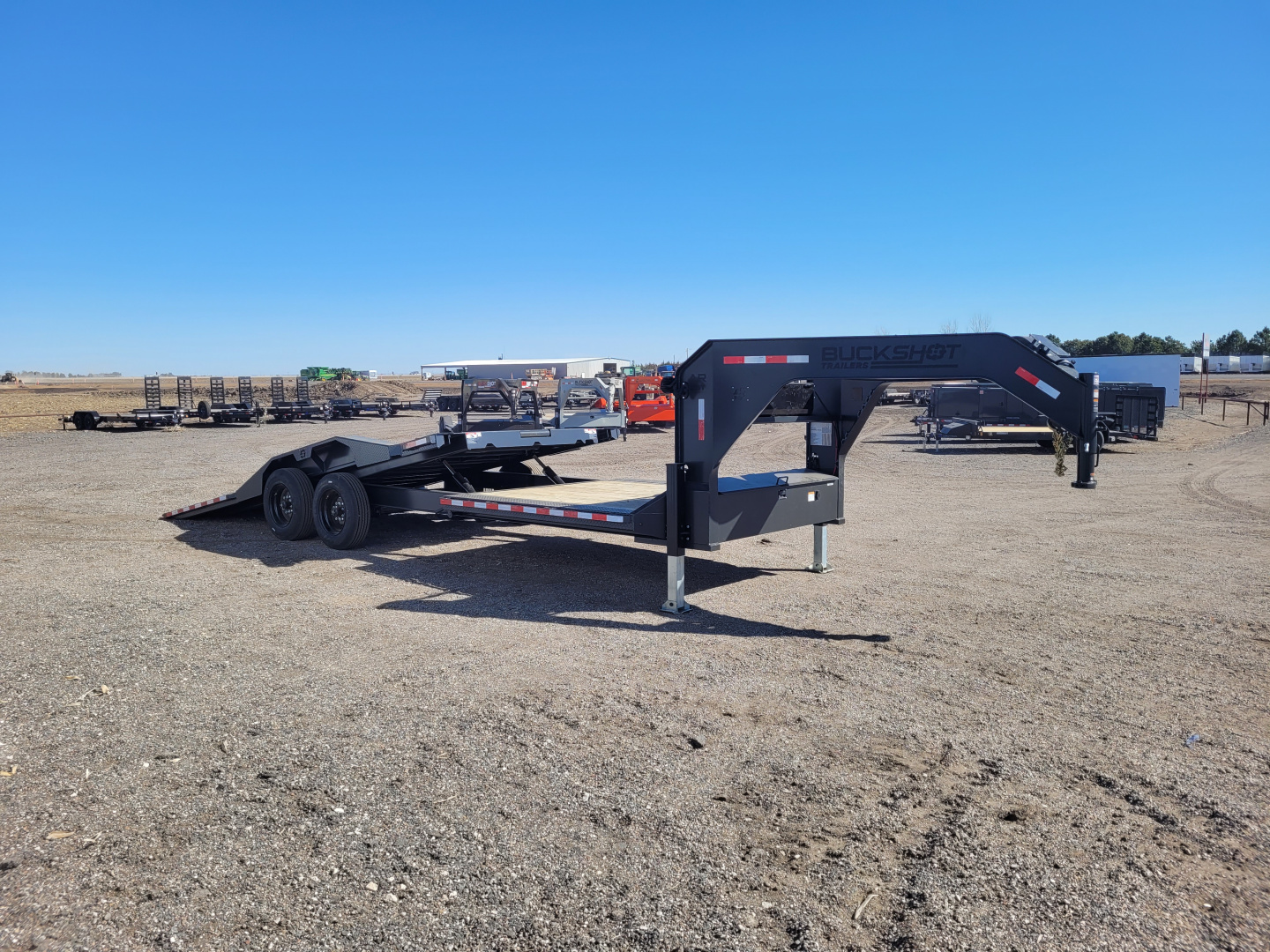 New 2026 Buckshot 102" x 26' Gooseneck Tilt Trailer W/8K Axles
