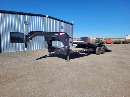 New 2026 Buckshot 102" x 26' Gooseneck Tilt Trailer W/8K Axles