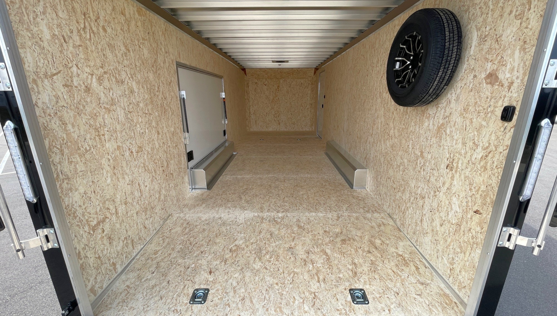 New ATC 24' ROM 400 Blackout Enclosed Aluminum Car Hauler Trailer: Escape Door, Spare, 9990 GVWR