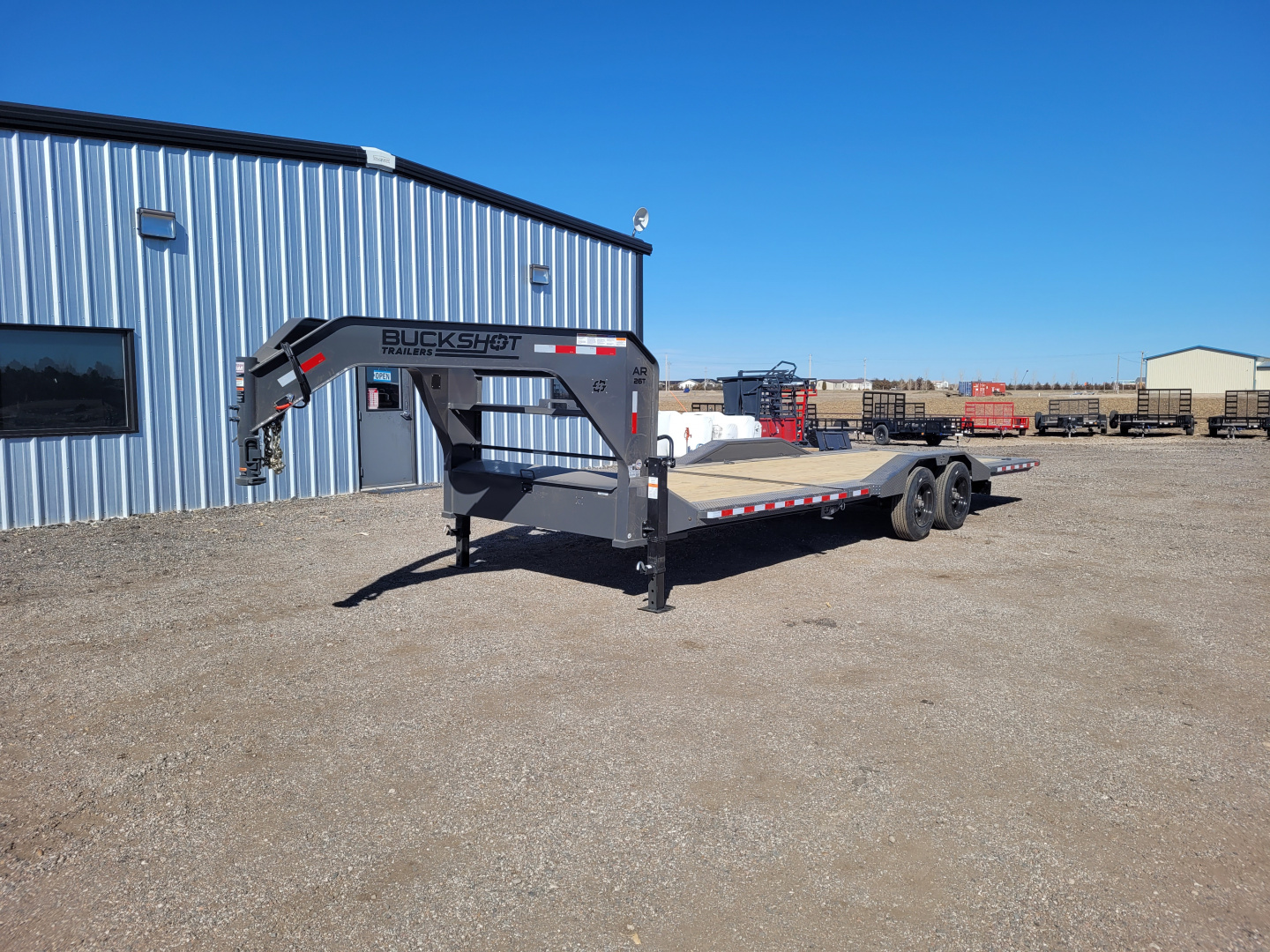 New 2026 Buckshot 102"x26' Gooseneck Tilt Trailer W/8k Axles