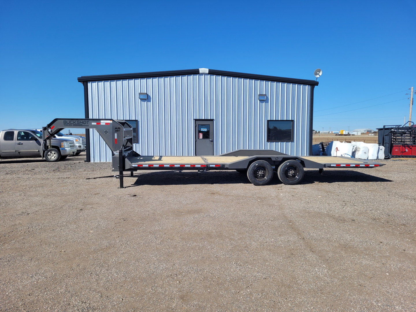 New 2026 Buckshot 102"x26' Gooseneck Tilt Trailer W/8k Axles