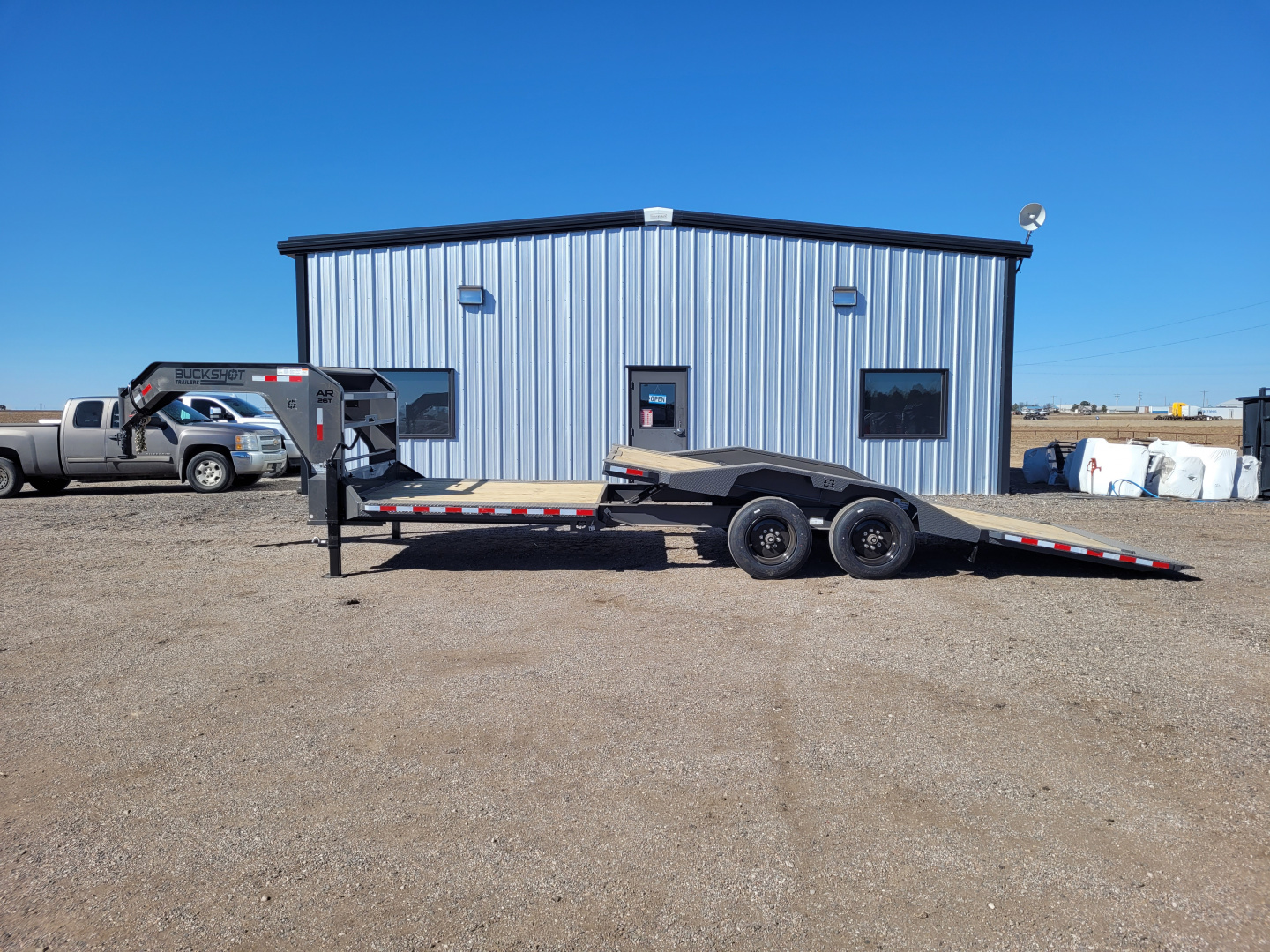 New 2026 Buckshot 102"x26' Gooseneck Tilt Trailer W/8k Axles