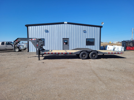 New 2026 Buckshot 102"x26' Gooseneck Tilt Trailer W/8k Axles