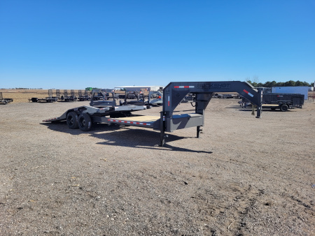 New 2026 Buckshot 102"x26' Gooseneck Tilt Trailer W/8k Axles