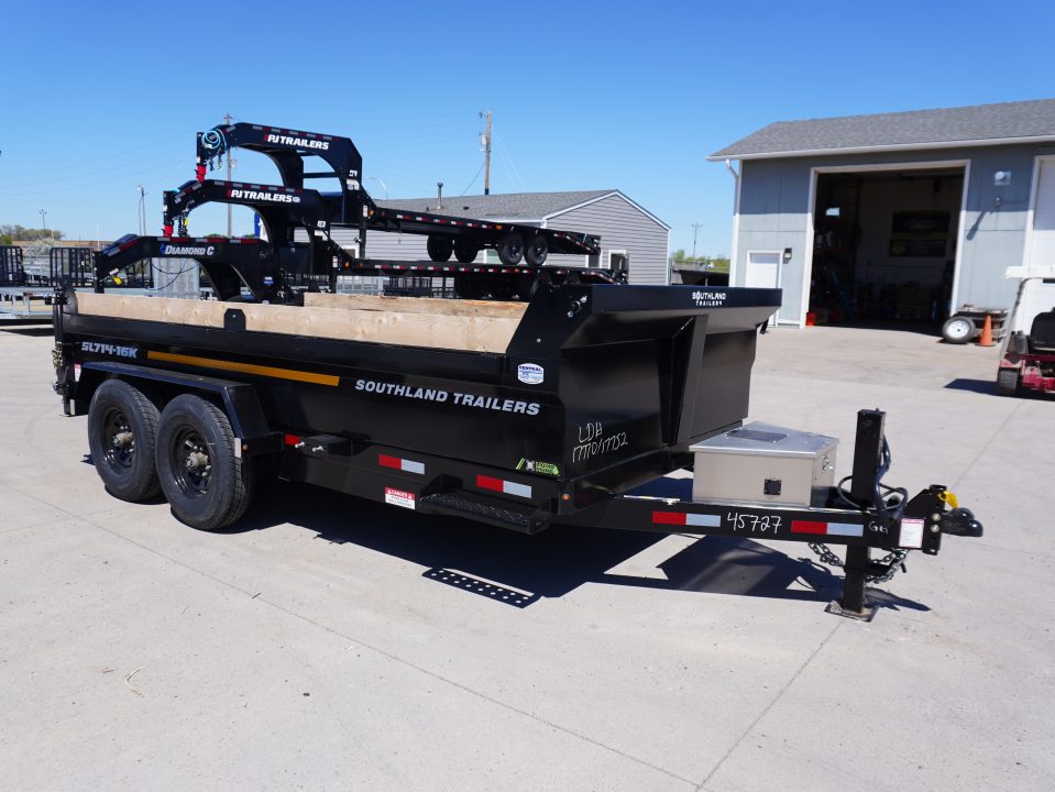 New 2026 Southland Trailers SL 7x14ft Dump Trailer