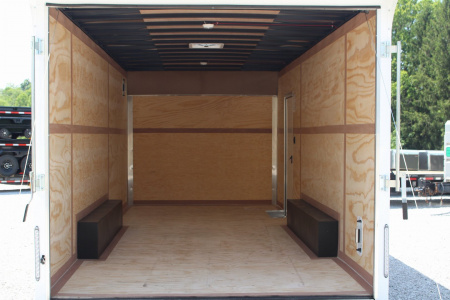 New 2026 United UXT Commercial Grade Cargo Trailer - 8.5 'x 20' - 7' Interior Height - Rear Ramp Door - Extended Tongue - 9900# GVW