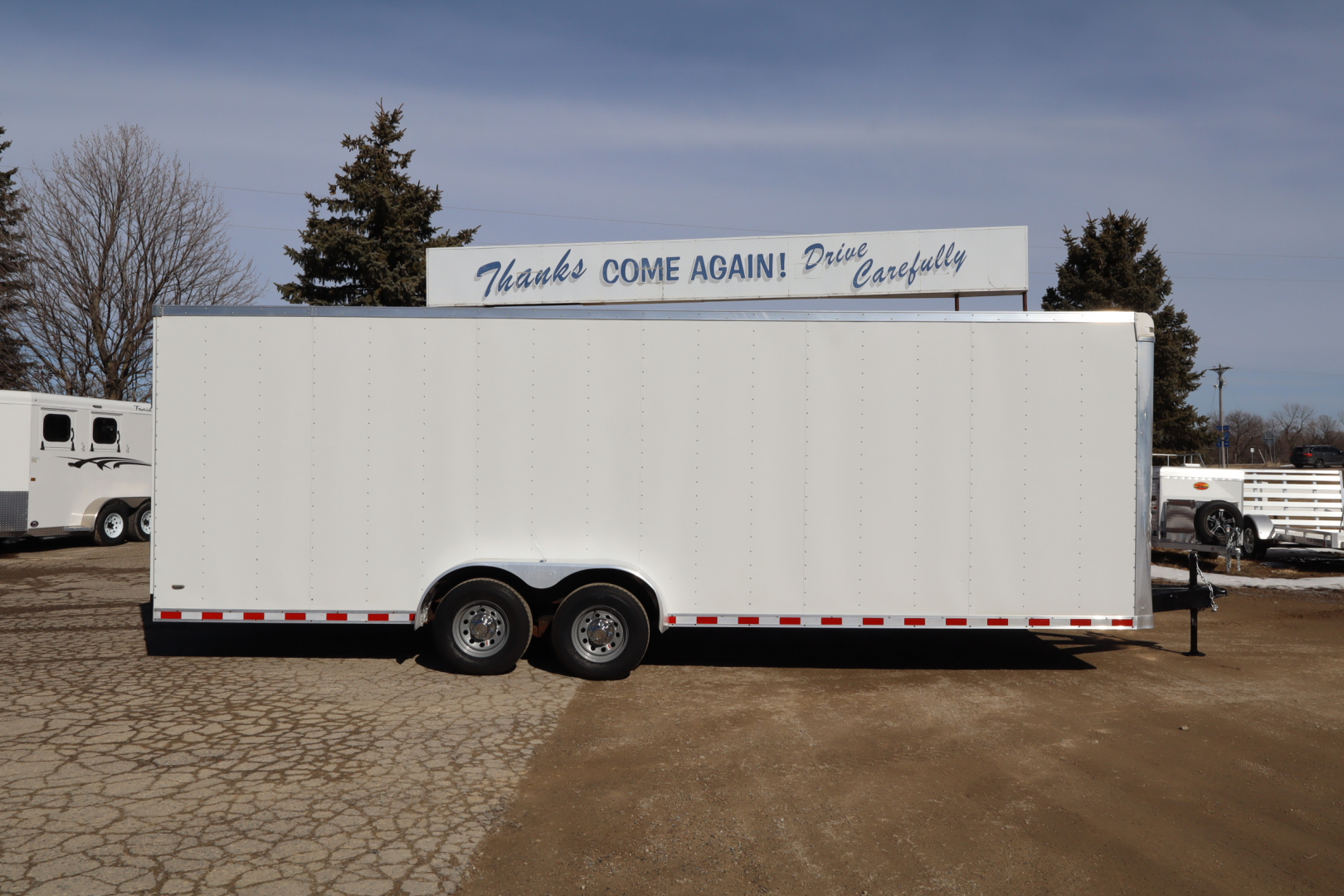 Used 2017 Bravo Trailers 7'X24' Cargo / Enclosed Trailer
