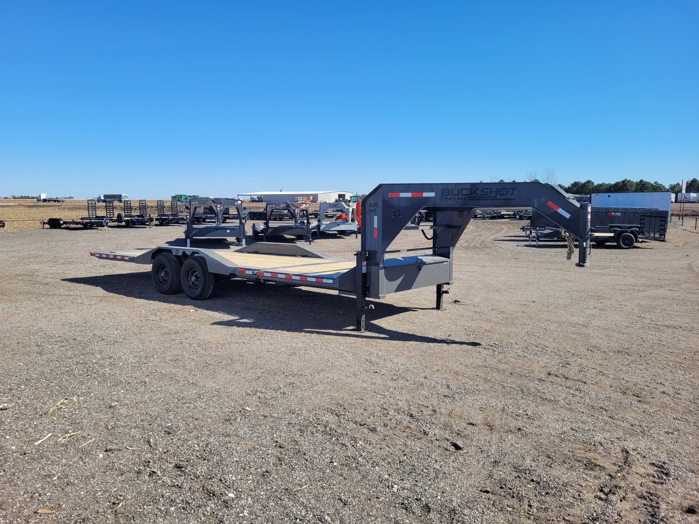 New 2026 Buckshot 102"x24' Gooseneck Tilt Trailer