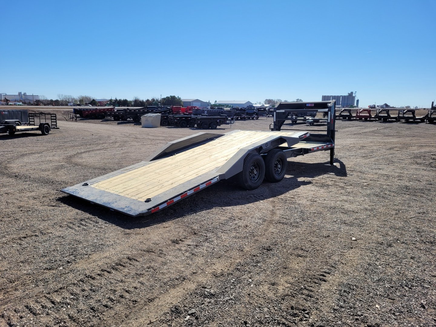 New 2026 Buckshot 102"x24' Gooseneck Tilt Trailer