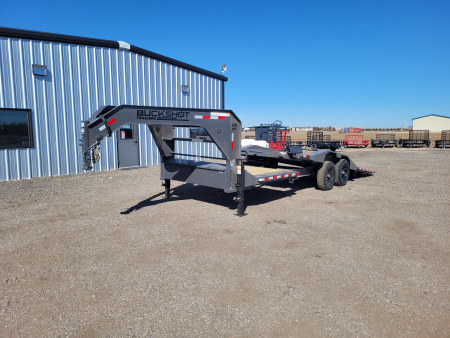 New 2026 Buckshot 102 x24' Gooseneck Tilt Trailer