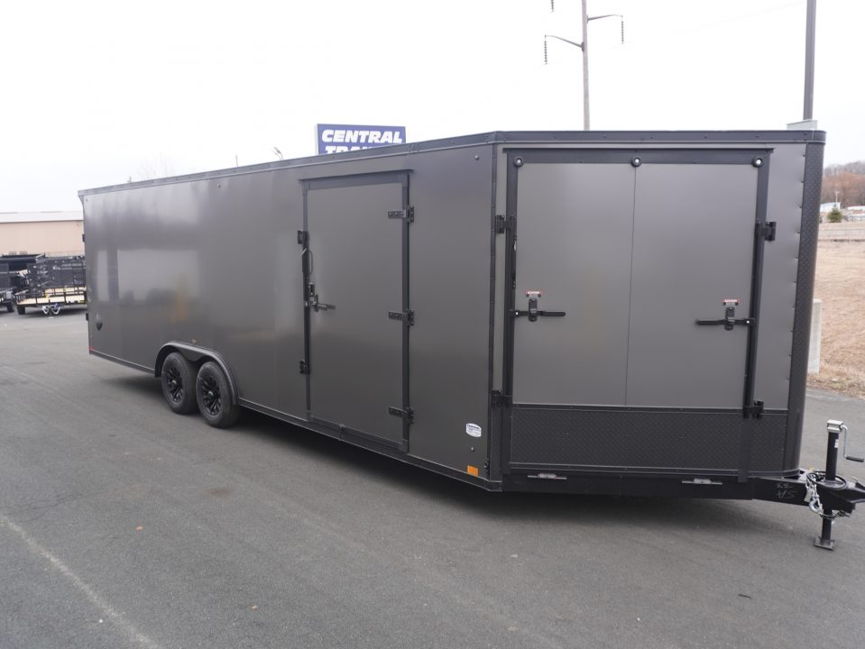 New 2026 Discovery Trailers 8.5x24+5'V Snowmobile Trailer