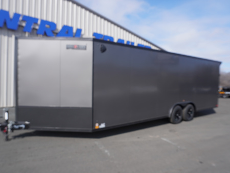 New 2026 Discovery Trailers 8.5x24+5'V Snowmobile Trailer