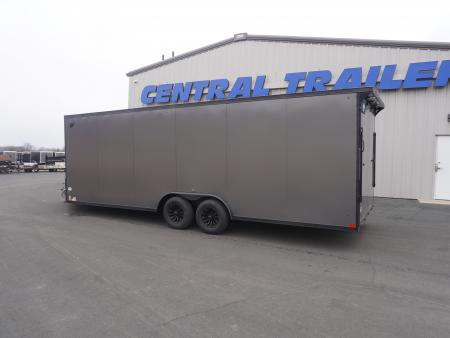New 2026 Discovery Trailers 8.5x24+5'V Snowmobile Trailer