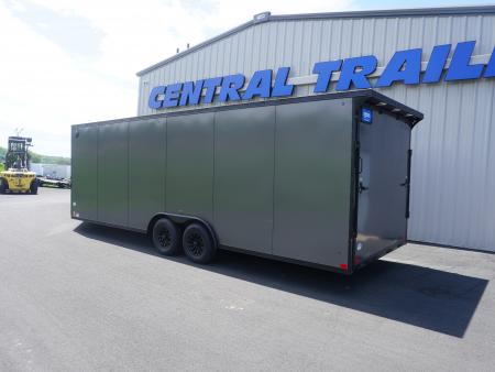 New 2026 Discovery Trailers 8.5x24+5'V Snowmobile Trailer