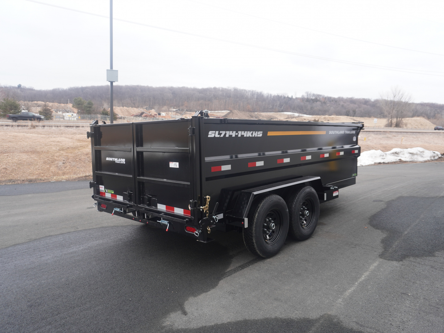 New 2027 Southland Trailers SL 7X14ft Dump Trailer