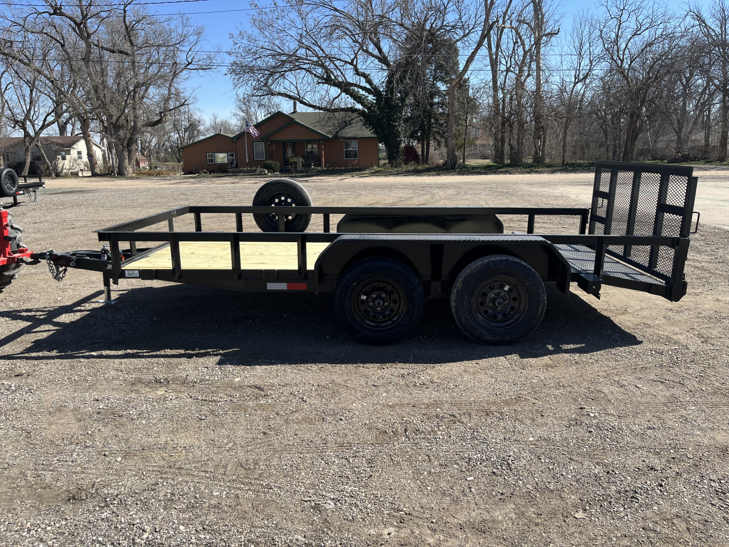 New 2026 Stag Trailers 76"x14' Tandem Dovetail Utility Trailer