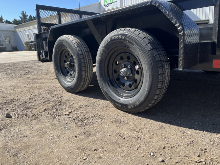 New 2026 Stag Trailers 76"x14' Tandem Dovetail Utility Trailer