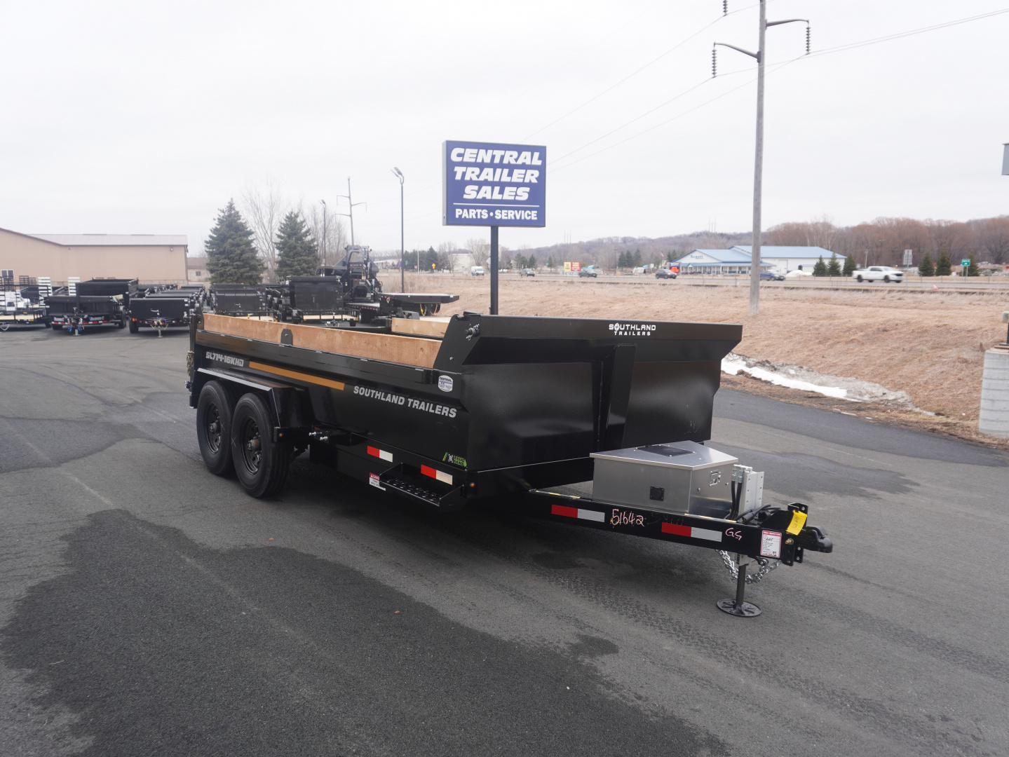 New 2026 Southland Trailers SL 7x14ft Dump Trailer