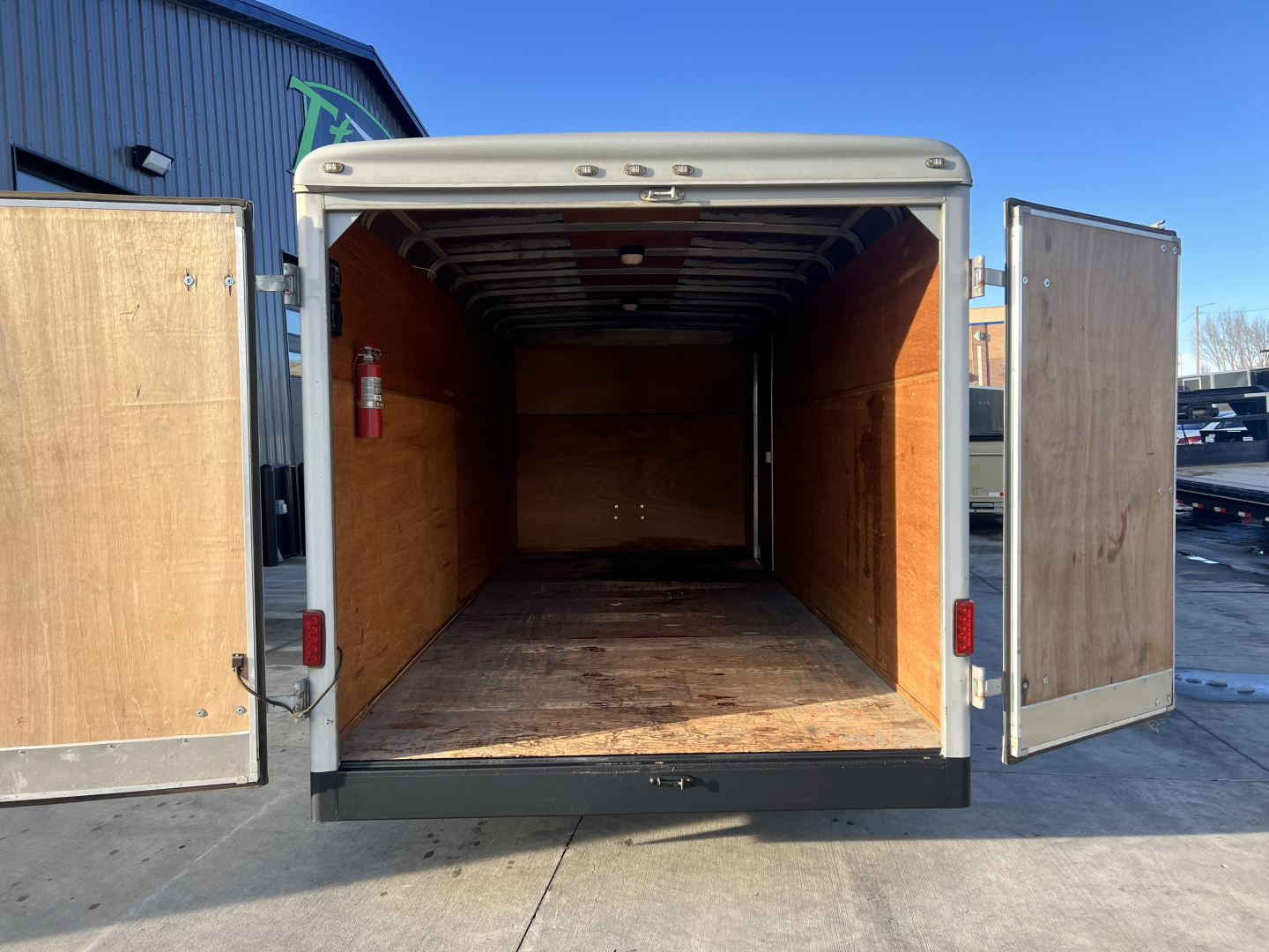 Used 2005 Wells Cargo 7x18 Cargo / Enclosed Trailer