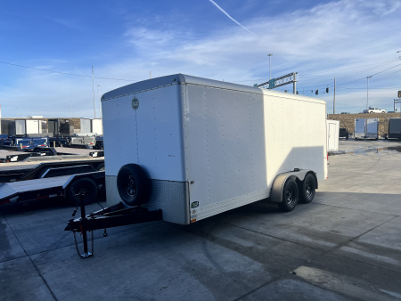 Used 2005 Wells Cargo 7x18 Cargo / Enclosed Trailer