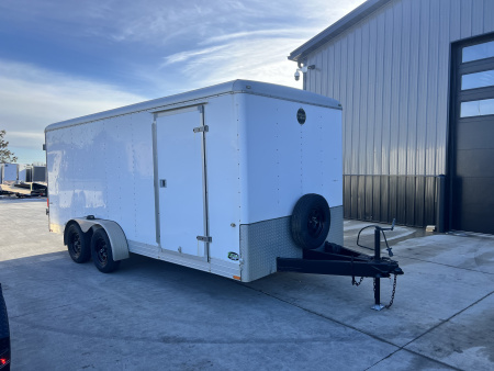 Used 2005 Wells Cargo 7x18 Cargo / Enclosed Trailer