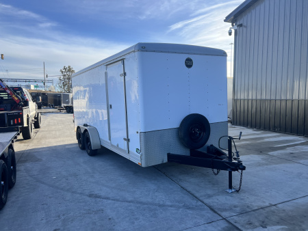 Used 2005 Wells Cargo 7x18 Cargo / Enclosed Trailer