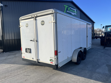 Used 2005 Wells Cargo 7x18 Cargo / Enclosed Trailer