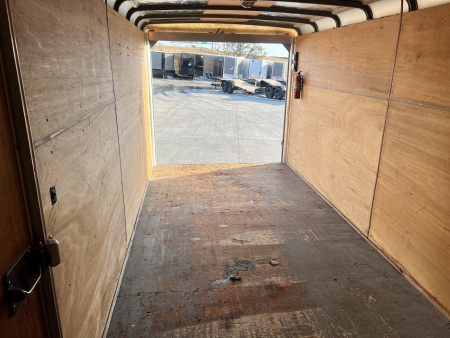 Used 2005 Wells Cargo 7x18 Cargo / Enclosed Trailer