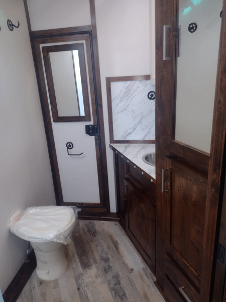 New 2026 Trails West Sierra 3 Horse Trailer w/ 13x13 Living Quarters