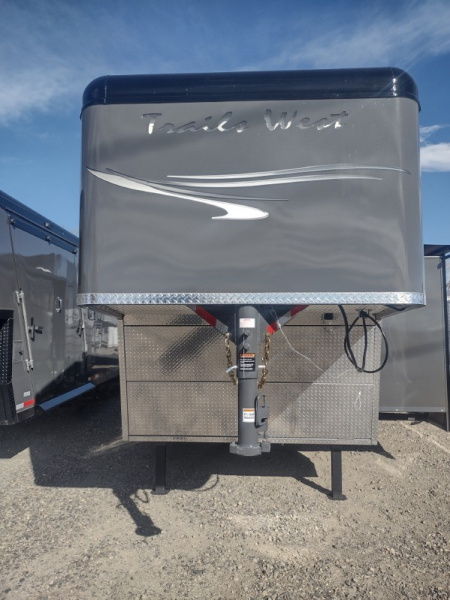 New 2026 Trails West Sierra 3 Horse Trailer w/ 13x13 Living Quarters