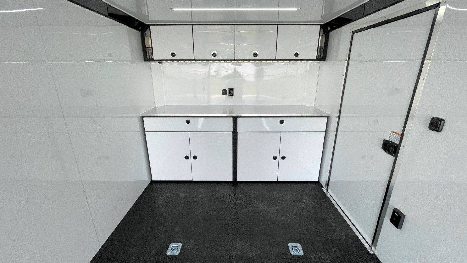New ATC 24' ROM 400 Blackout Aluminum Car Hauler Trailer: AC, Escape Door, Coin Floor