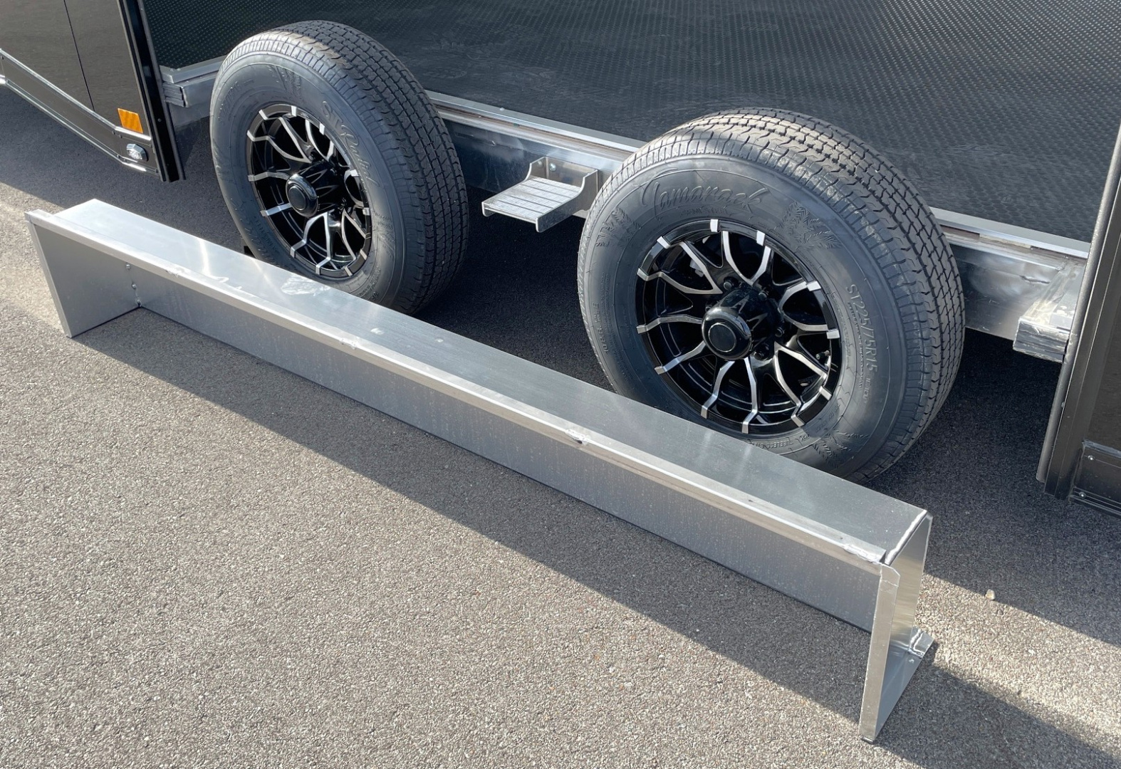 New ATC 24' ROM 400 Blackout Aluminum Car Hauler Trailer: AC, Escape Door, Coin Floor