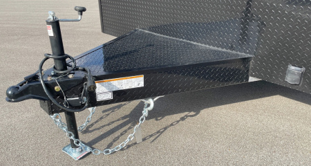 New ATC 24' ROM 400 Blackout Aluminum Car Hauler Trailer: AC, Escape Door, Coin Floor