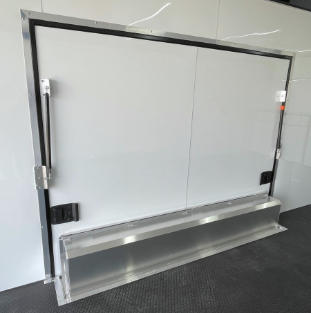 New ATC 24' ROM 400 Blackout Aluminum Car Hauler Trailer: AC, Escape Door, Coin Floor