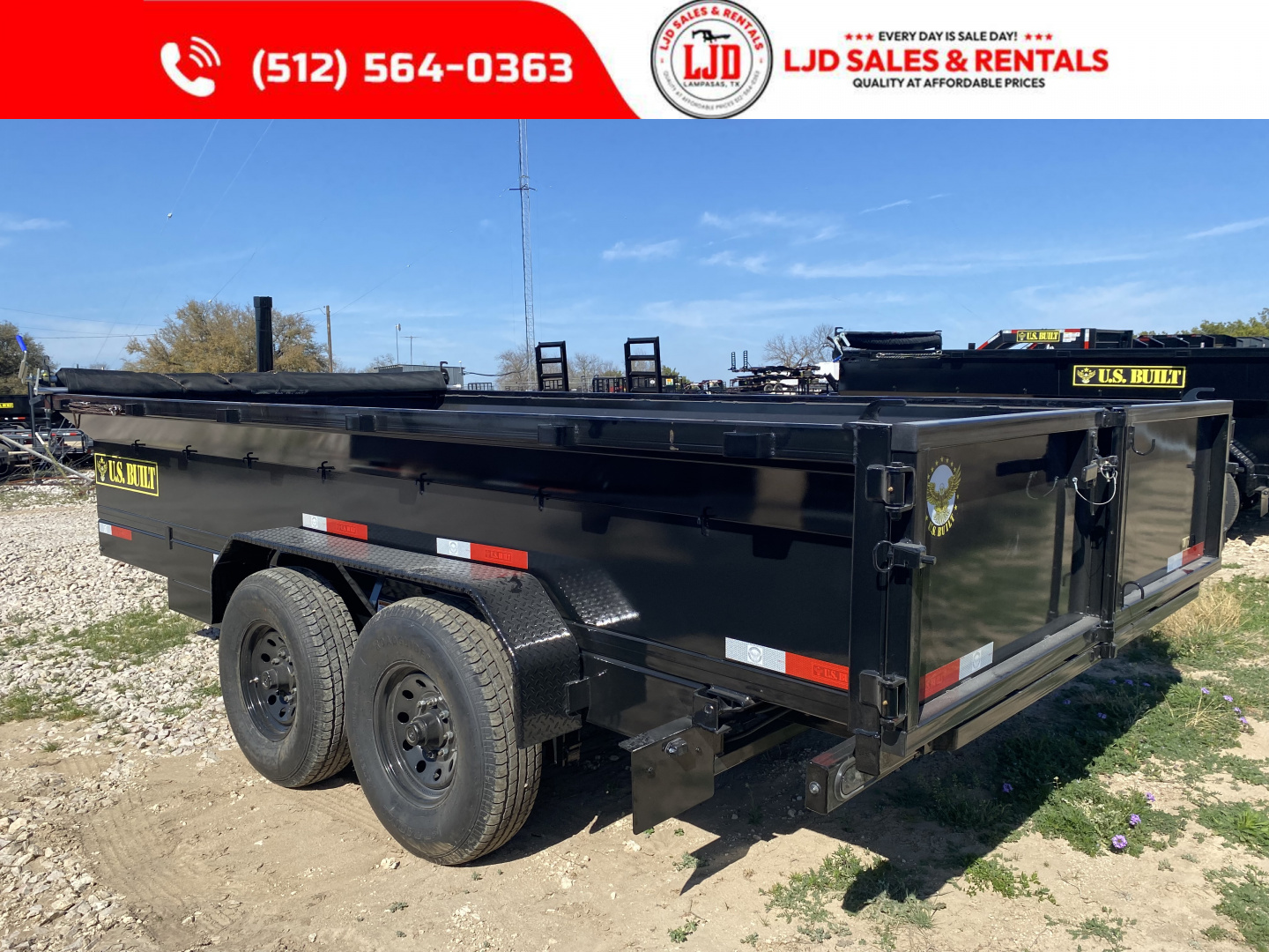 New 2026 US Built - Dump Trailer 16 x 2 - 16K GVWR