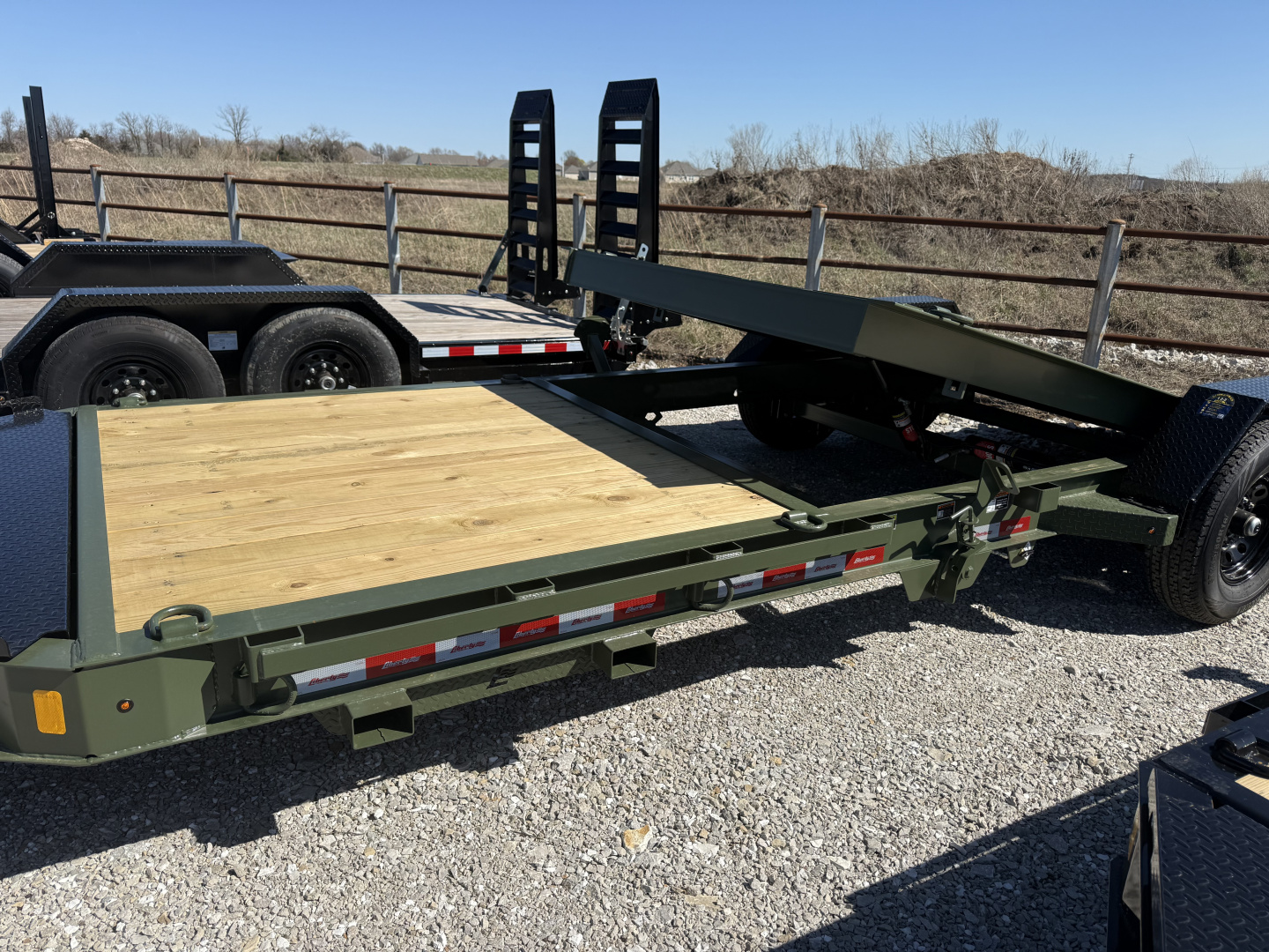 New 2026 Liberty LT14K83X22 Tilt Trailer 7KS GREEN B/O