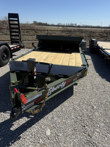 New 2026 Liberty LT14K83X22 Tilt Trailer 7KS GREEN B/O