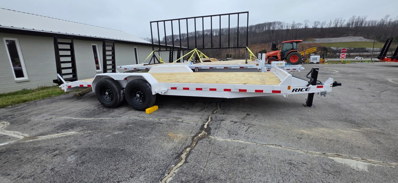 New 2026 Rice Trailers 14K 18+2 MAGNUM Equipment Trailer
