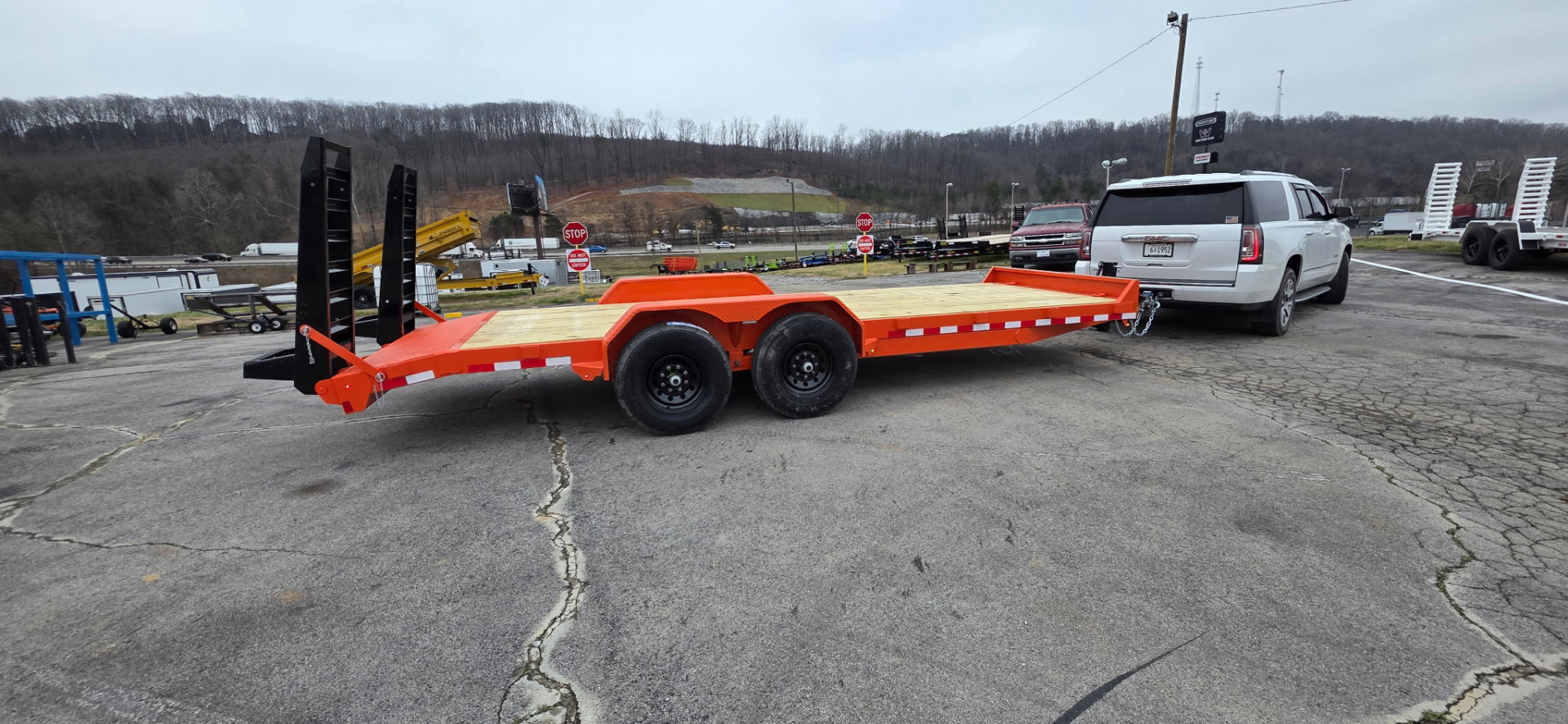 New 2026 Rice Trailers 14K 18+2 MAGNUM Equipment Trailer