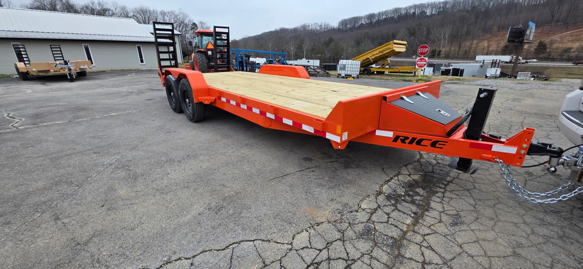 New 2026 Rice Trailers 14K 18+2 MAGNUM Equipment Trailer