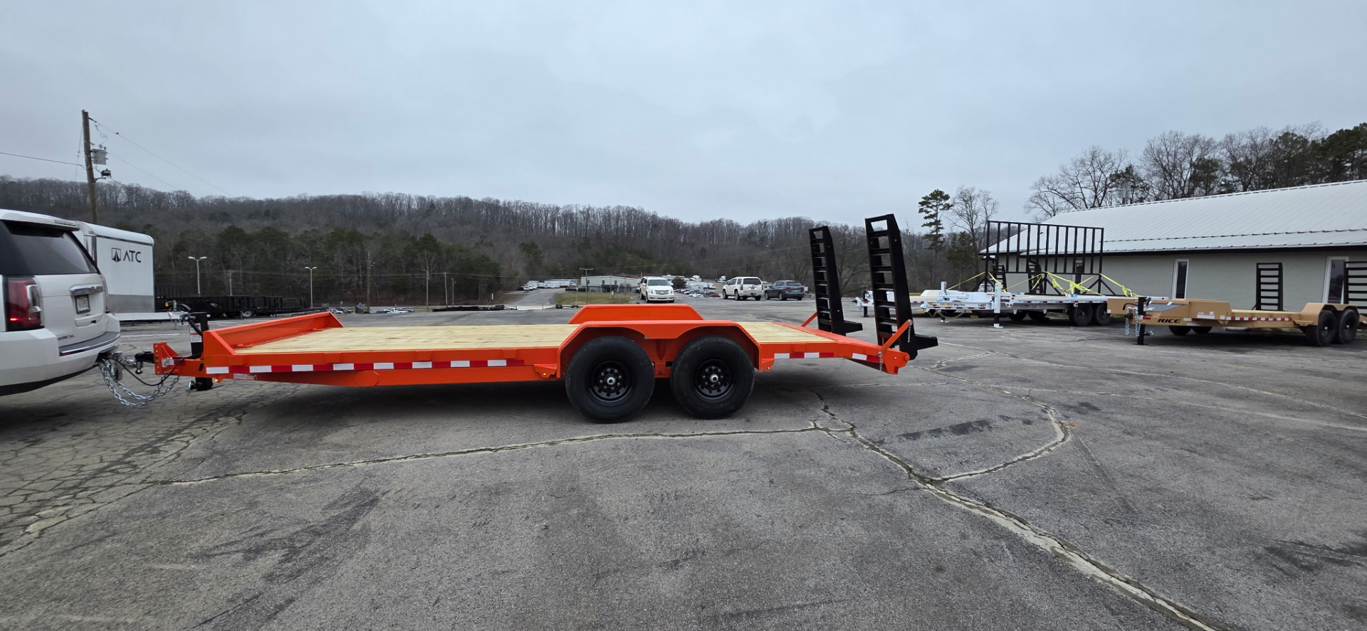 New 2026 Rice Trailers 14K 18+2 MAGNUM Equipment Trailer