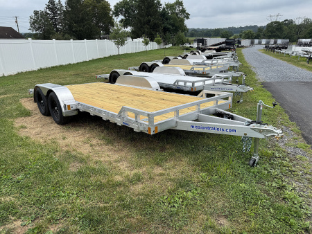 New 2026 Mission MOCH8X16W Car Hauler Wood Deck 7,000 LBGVW