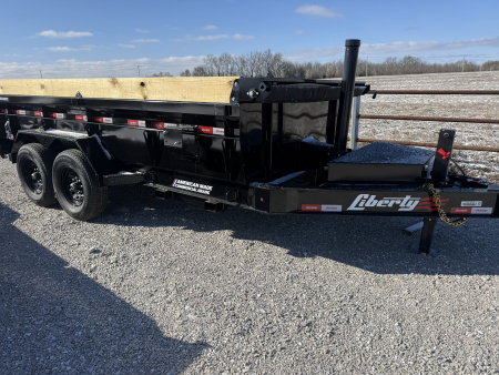 New 2026 Liberty LD14K83X14B8TS Dump Trailer BLACK B/O D&D