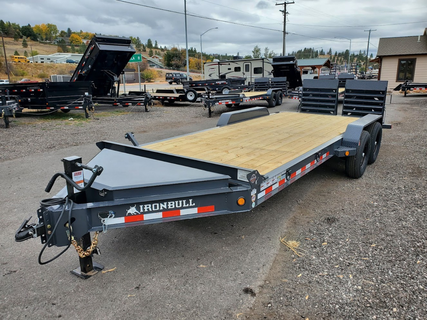 New 2026 Iron Bull 83x20 14k Equipment Trailer