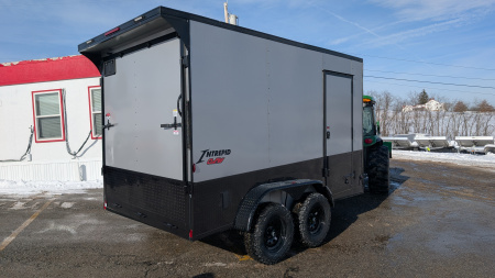 New 2025 Homesteader 7x12 Intrepid V-Nose Cargo Trailer w/ Ramp