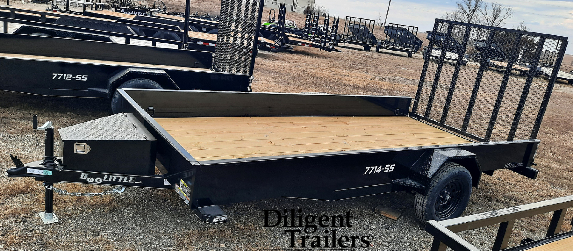 New 2026 Doolittle Trailers 77 x14' Utility Trailer