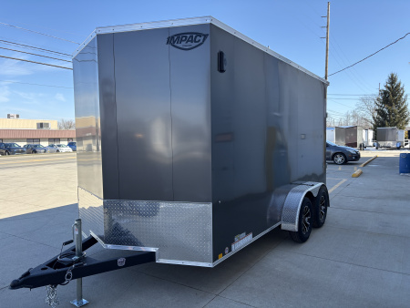 New 2026 Impact Trailers 7X14 RAMP DOOR CARGO Cargo / Enclosed Trailer